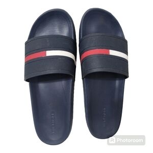 Tommy Hilfiger Blue Sandal Slide Mens 12